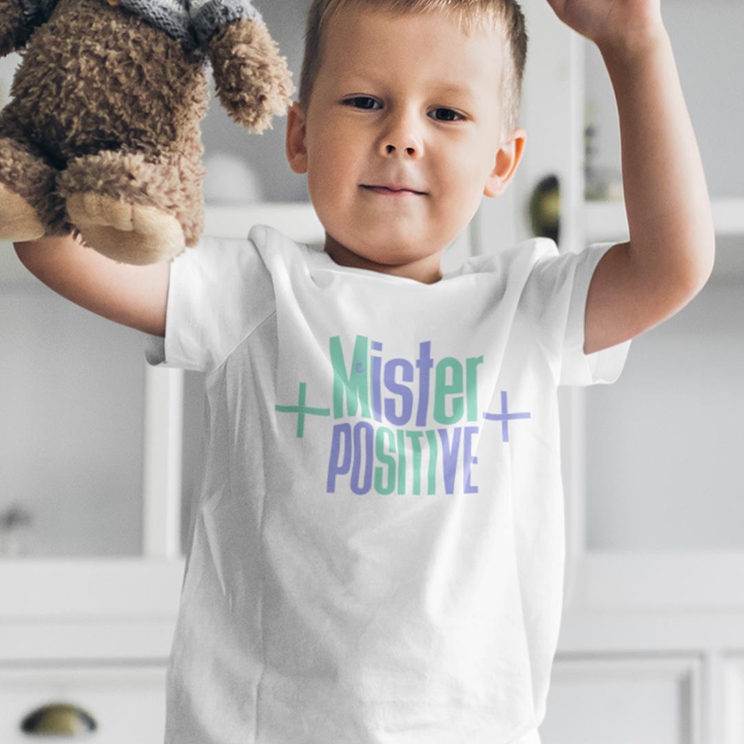 Toddler T-Shirt Mister Positive Cotton Boy & Girl Clothes Funny Tee
